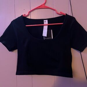 Black Crop Top